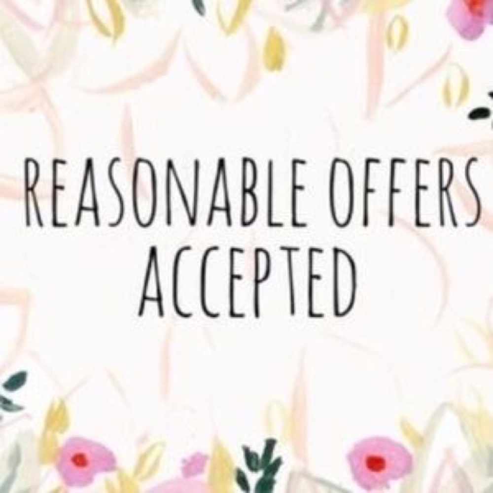 Happily Accepting Reasonable Offers!